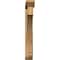 Ekena Millwork Imperial Slat Rough Sawn Bracket w/ Offset Brace, Western Red Cedar, 6"W x 36"D x 44"H BKT0604X36X44IMP06RWR - alternate 3